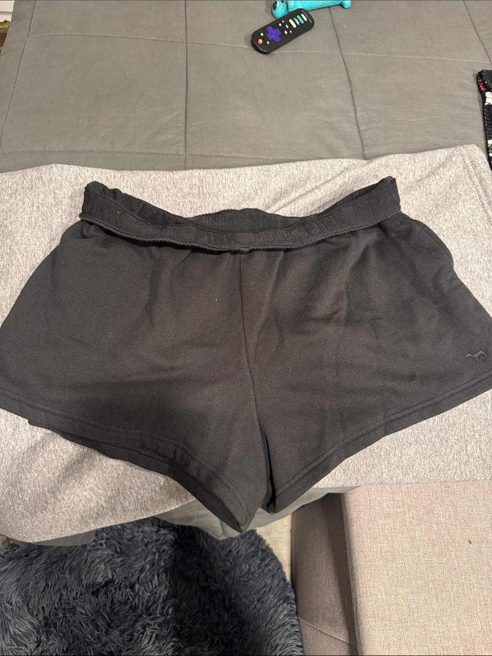 Pink sweat shorts